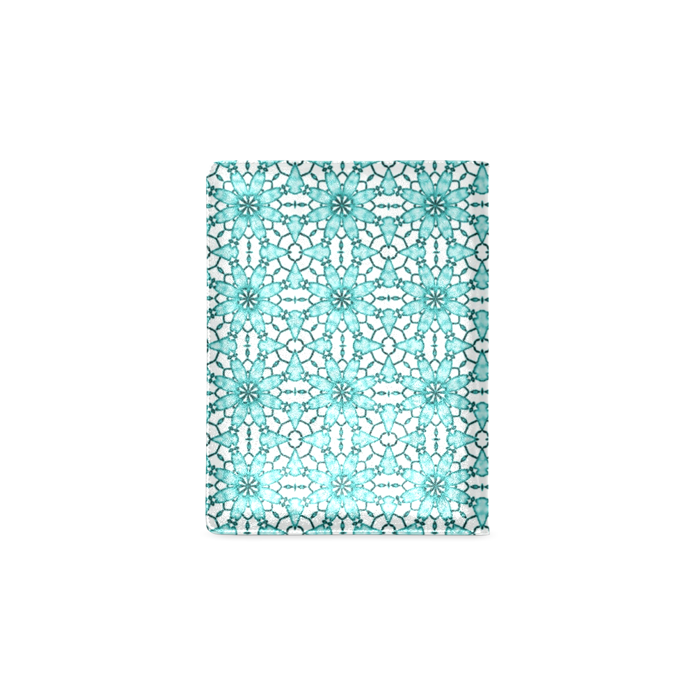 Sexy Teal Floral Lace Custom NoteBook B5