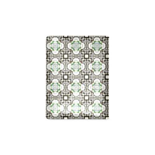 Brown and Green Floral Geometric Custom NoteBook B5