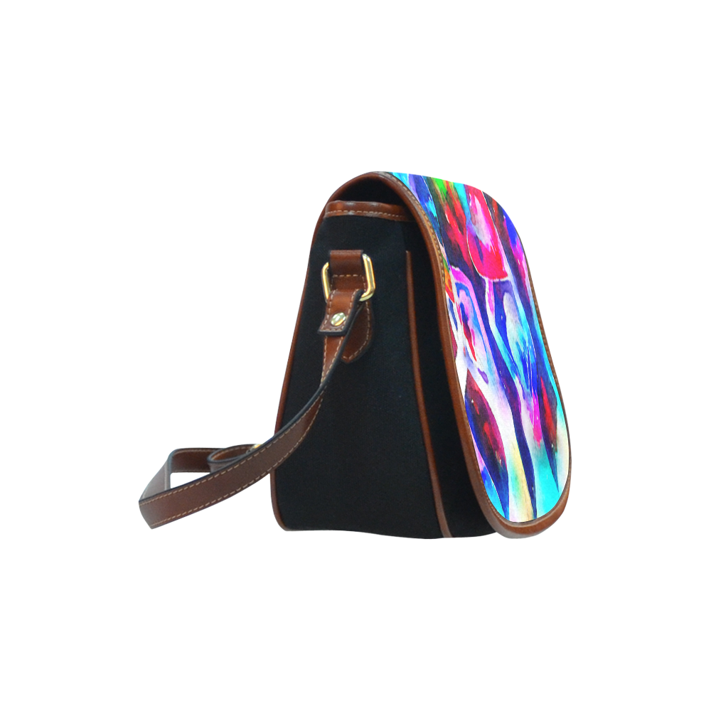 Rainbow Sisterhood Saddle Bag/Small (Model 1649)(Flap Customization)