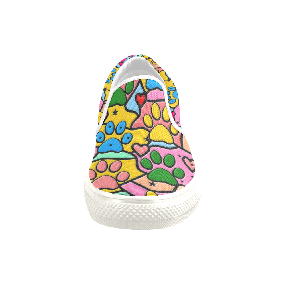 Paws by Nico Bielow Slip-on Canvas Shoes for Kid (Model 019)