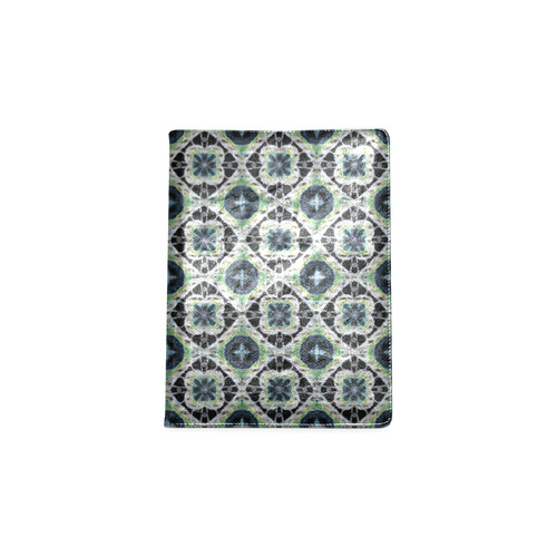 Green Gray and Black Abstract Custom NoteBook B5
