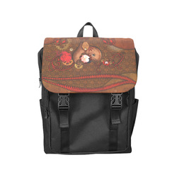 Steampunk heart with roses, valentines Casual Shoulders Backpack (Model 1623)