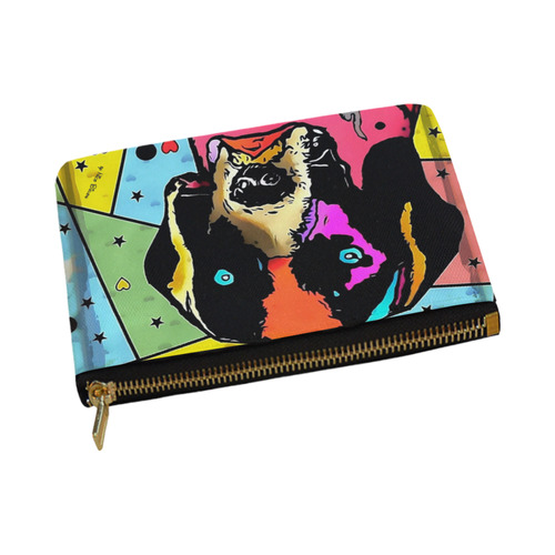 Pointer Popart by Nico Bielow Carry-All Pouch 12.5''x8.5''