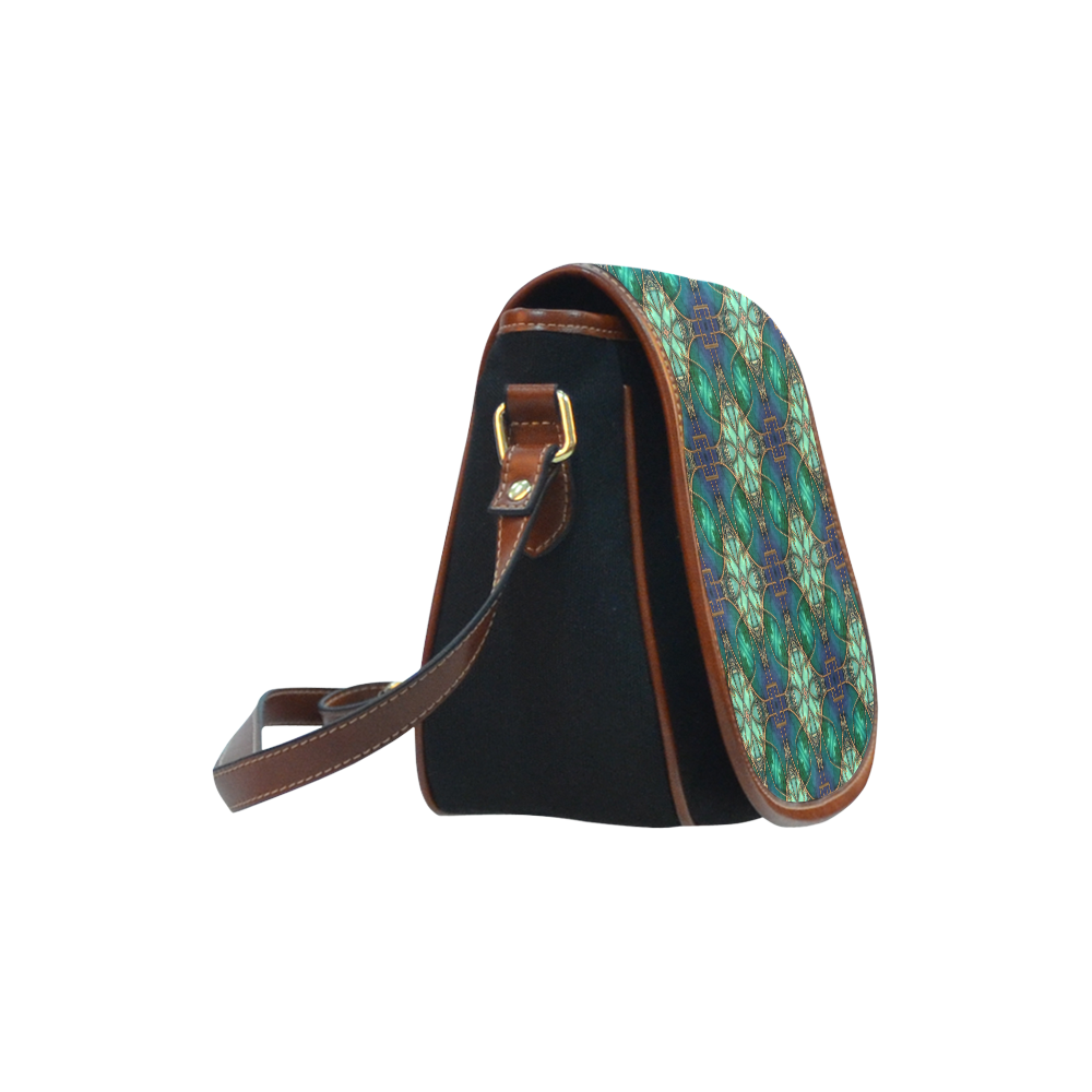 Emerald City Saddle Bag/Small (Model 1649)(Flap Customization)