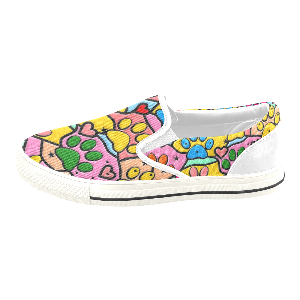 Paws by Nico Bielow Slip-on Canvas Shoes for Kid (Model 019)