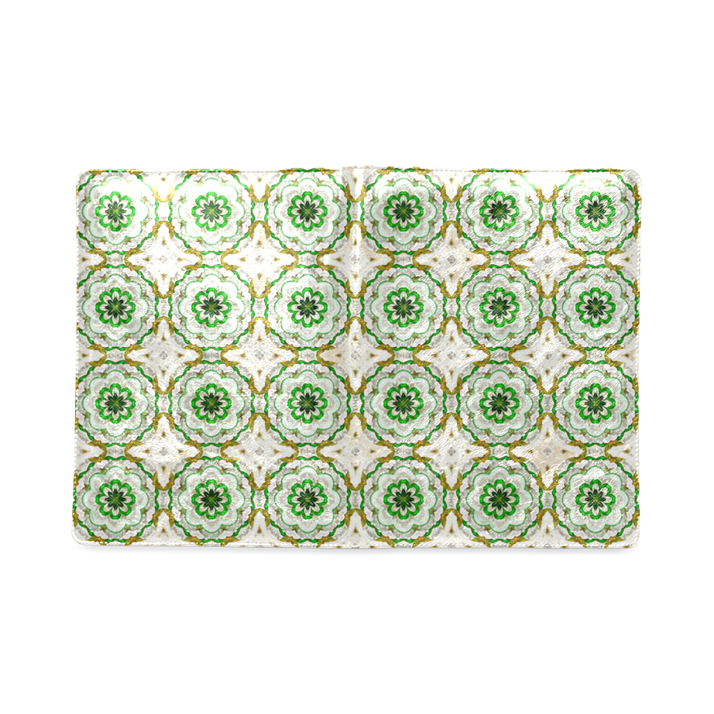 Green Amber Floral Custom NoteBook B5