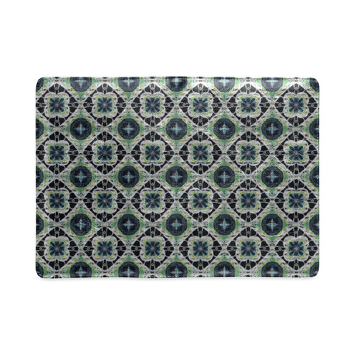 Green Gray and Black Abstract Custom NoteBook A5