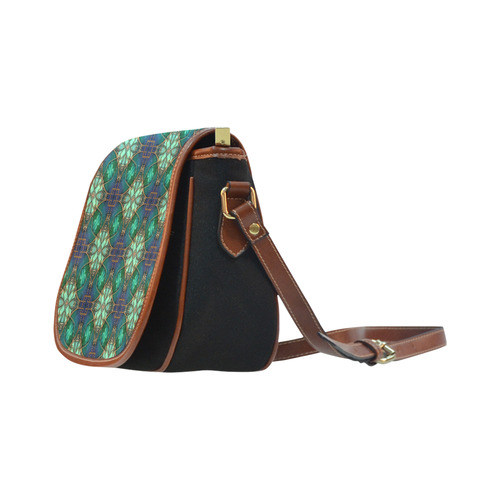 Emerald City Saddle Bag/Small (Model 1649)(Flap Customization)
