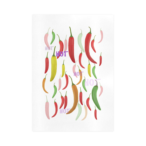 Hot Peppar, chilli Art Print 16‘’x23‘’