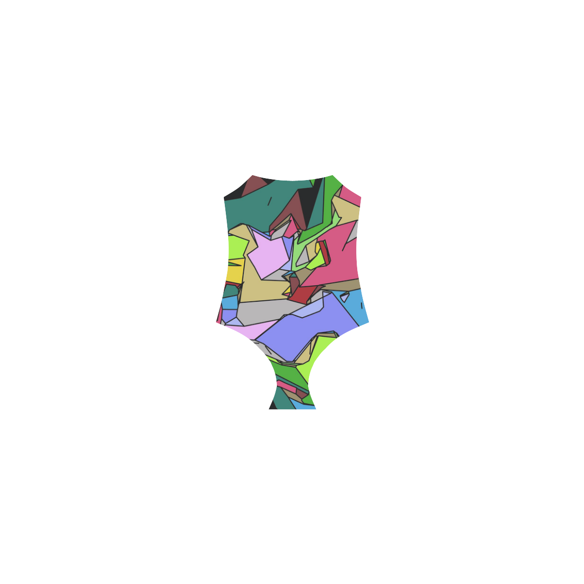 Geo Fun January B by FeelGood Strap Swimsuit ( Model S05)