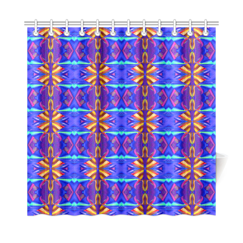 Colorful Ornament D Shower Curtain 72"x72"