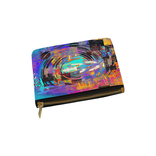 Abstract Art The Way Of Lizard multicolored Carry-All Pouch 6''x5''