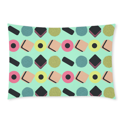Liquorice Candy Mix Custom Rectangle Pillow Case 20x30 (One Side)