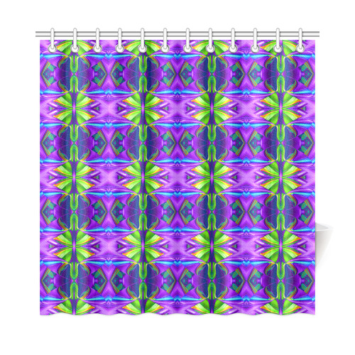 Colorful Ornament C Shower Curtain 72"x72"