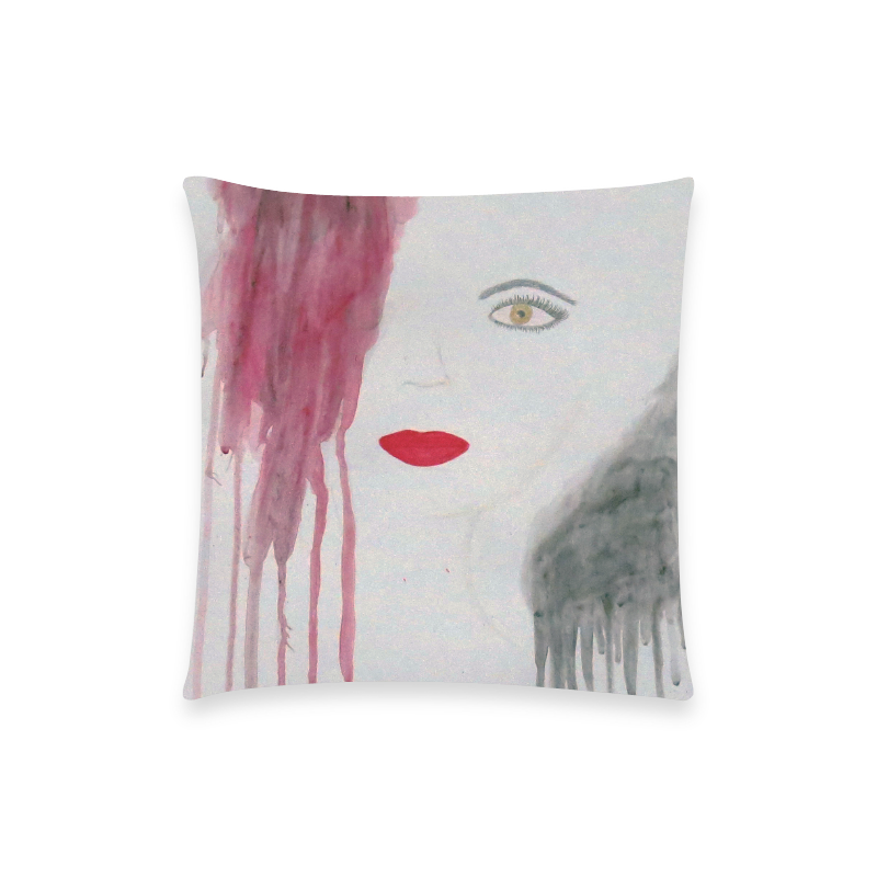 Art pillow case Custom  Pillow Case 18"x18" (one side) No Zipper