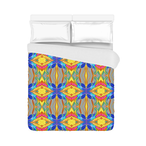 Abstract Colorful Ornament A Duvet Cover 86"x70" ( All-over-print)