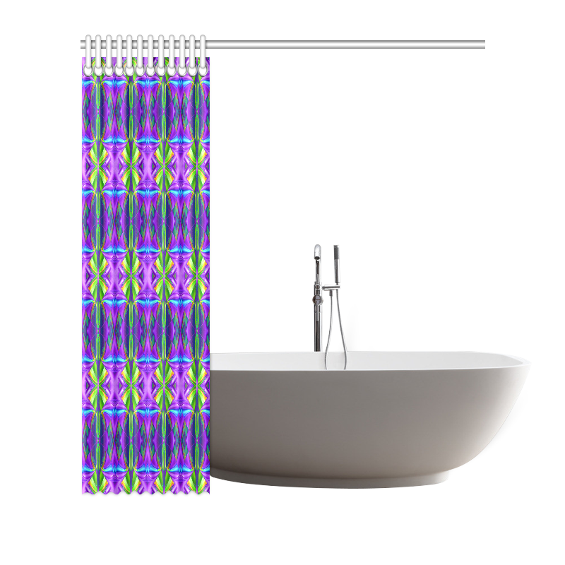 Colorful Ornament C Shower Curtain 72"x72"