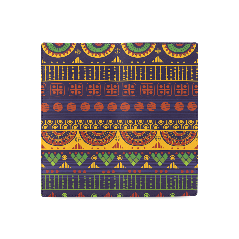 African Tribal Pattern Women's Leather Wallet (Model 1611)