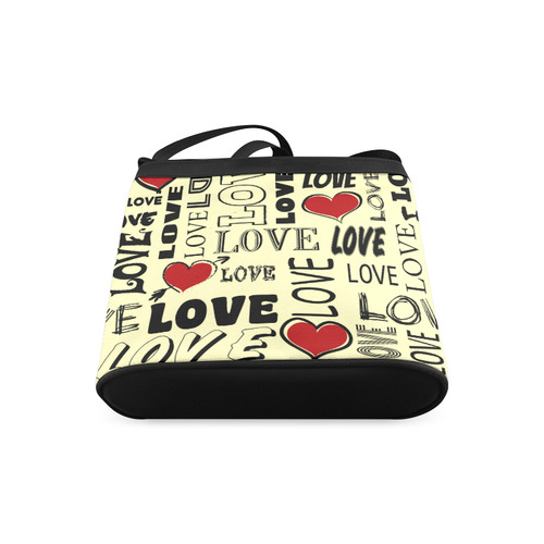 Love text design Crossbody Bags (Model 1613)