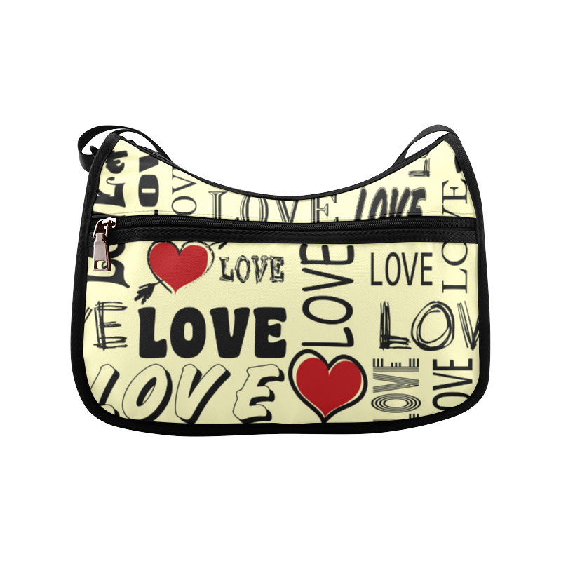 Love text design Crossbody Bags (Model 1616)