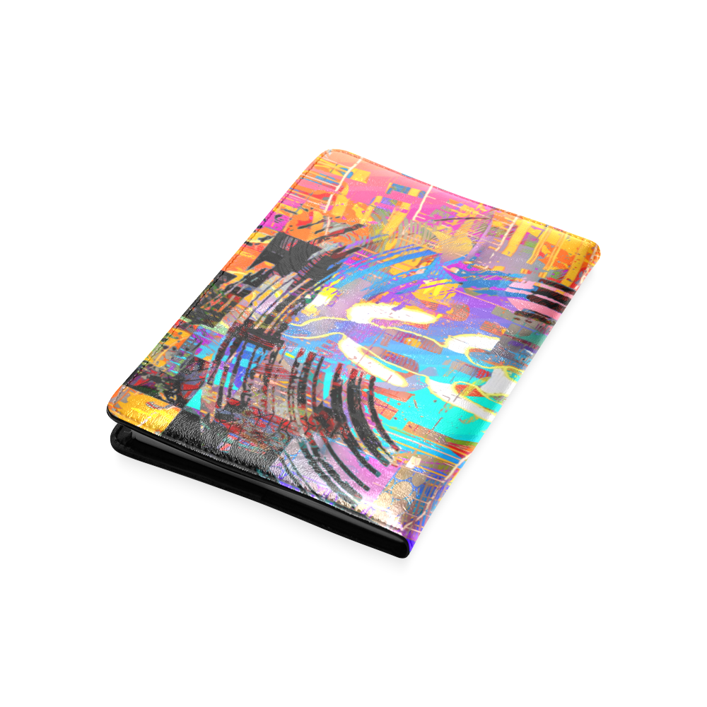 Abstract Art The Way Of Lizard multicolored Custom NoteBook A5