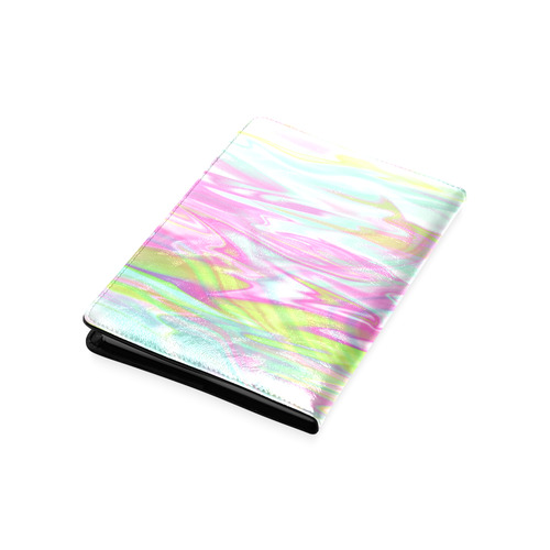 Pastel Iridescent Marble Waves Pattern Custom NoteBook A5