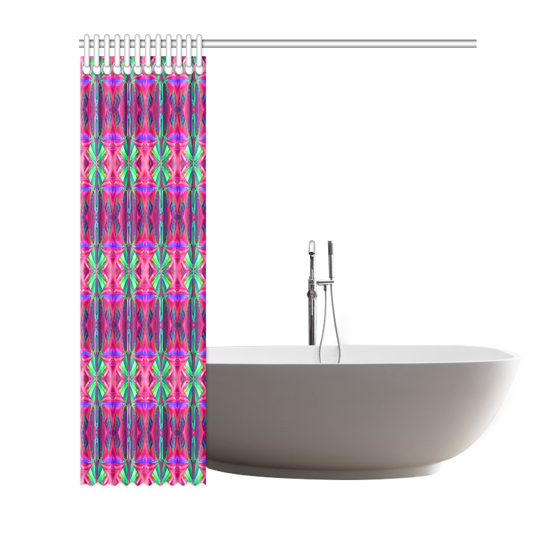 Colorful Ornament B Shower Curtain 72"x72"