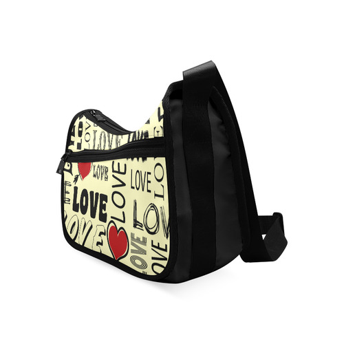 Love text design Crossbody Bags (Model 1616)