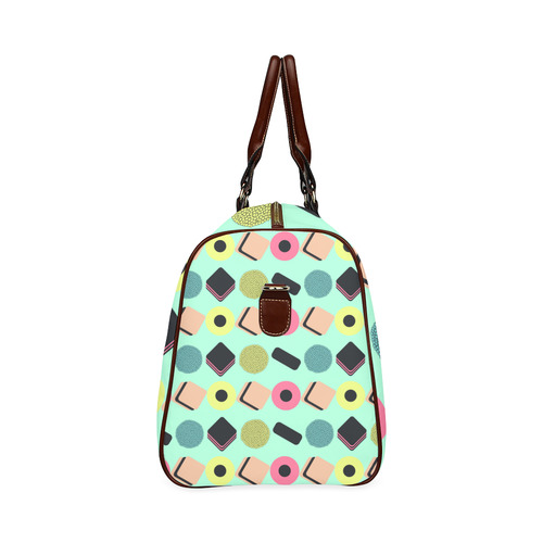 Liquorice Candy Mix Waterproof Travel Bag/Large (Model 1639) ID D1229434