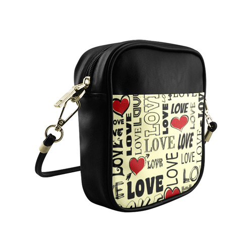 Love text design Sling Bag (Model 1627)