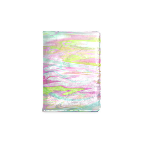 Pastel Iridescent Marble Waves Pattern Custom NoteBook A5