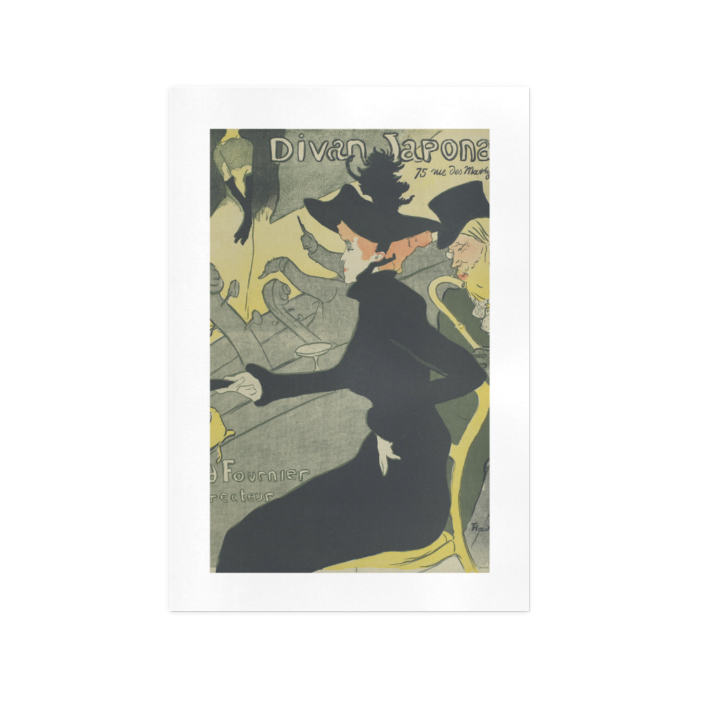 Henri de Toulouse-Lautrec Divan Japonais Art Print 13‘’x19‘’