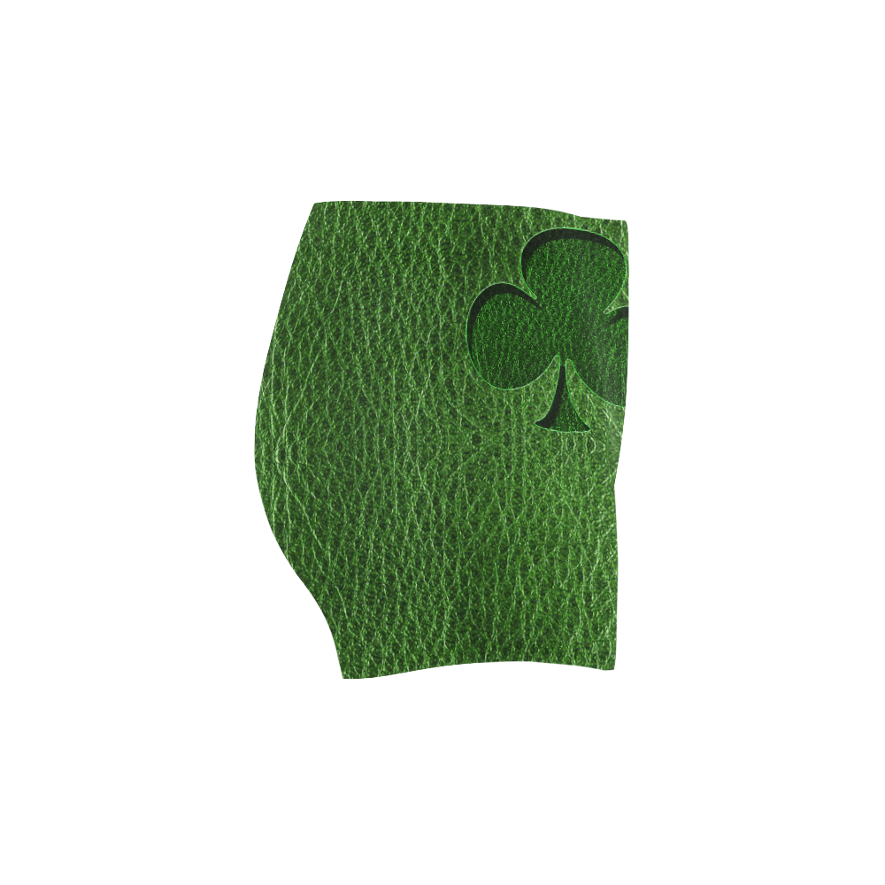 Leather-Look Irish Clover Briseis Skinny Shorts (Model L04)