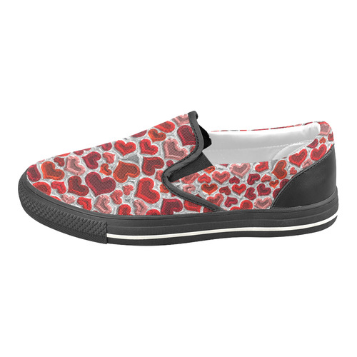 Heart_20160912_by_JAMColors Slip-on Canvas Shoes for Kid (Model 019)