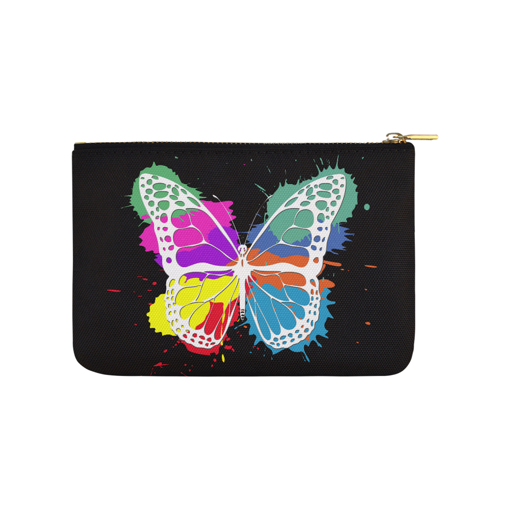 Grunge butterfly Carry-All Pouch 9.5''x6''
