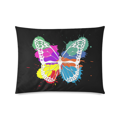 Grunge butterfly Custom Picture Pillow Case 20"x26" (one side)