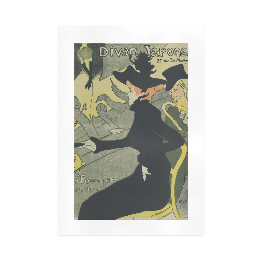 Henri de Toulouse-Lautrec Divan Japonais Art Print 16‘’x23‘’