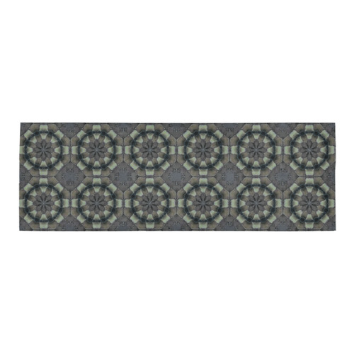 Gray And Black Geometric Pattern Area Rug 10 X3 3 Id D1233769 Gray And Black Geometric Pattern Area Rug