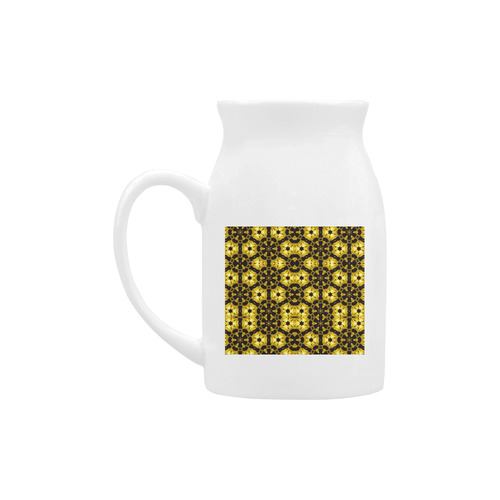 Golden Metallics Lights Kaleidoscope Mandala 5 Milk Cup (Large) 450ml
