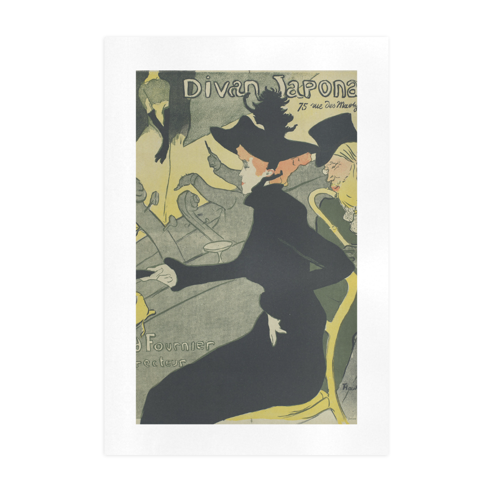 Henri de Toulouse-Lautrec Divan Japonais Art Print 19‘’x28‘’