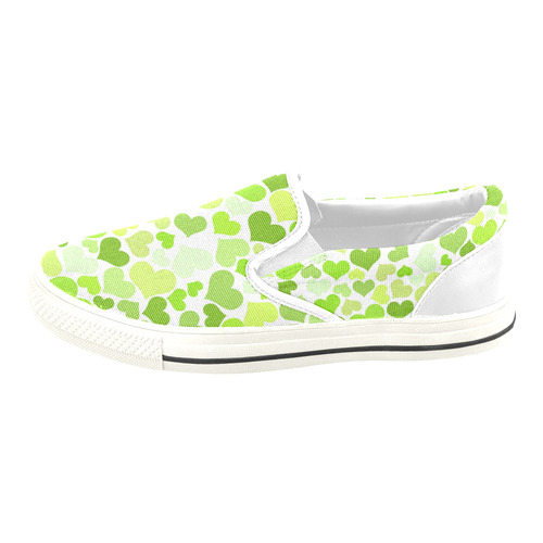 Heart_20170105_by_JAMColors Slip-on Canvas Shoes for Kid (Model 019)