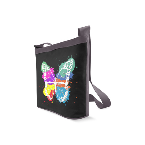 Grunge butterfly Crossbody Bags (Model 1613)