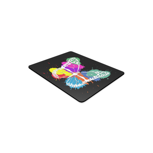 Grunge butterfly Rectangle Mousepad