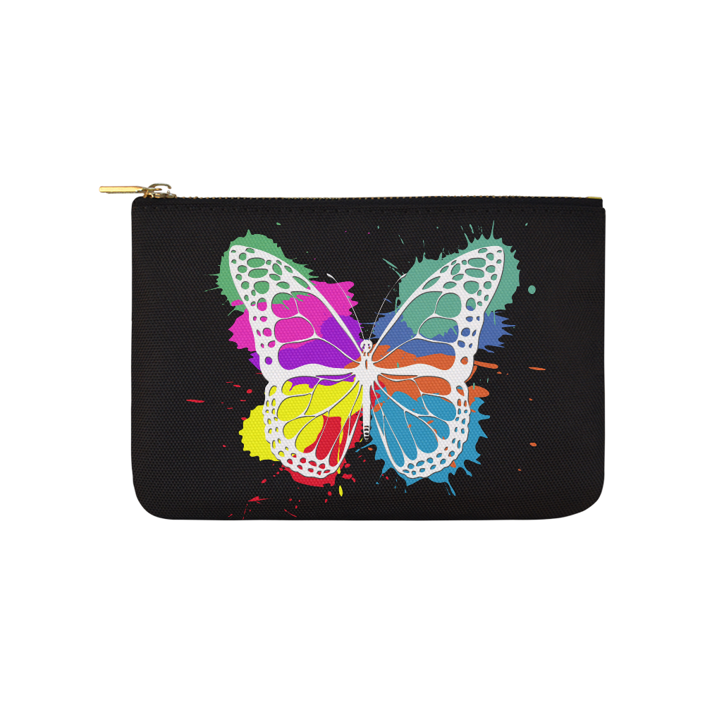 Grunge butterfly Carry-All Pouch 9.5''x6''