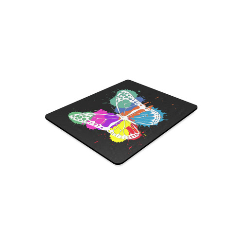 Grunge butterfly Rectangle Mousepad