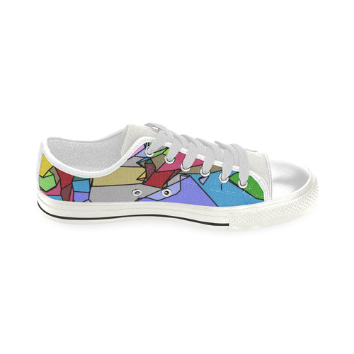 Geo Fun January B by FeelGood Low Top Canvas Shoes for Kid (Model 018)