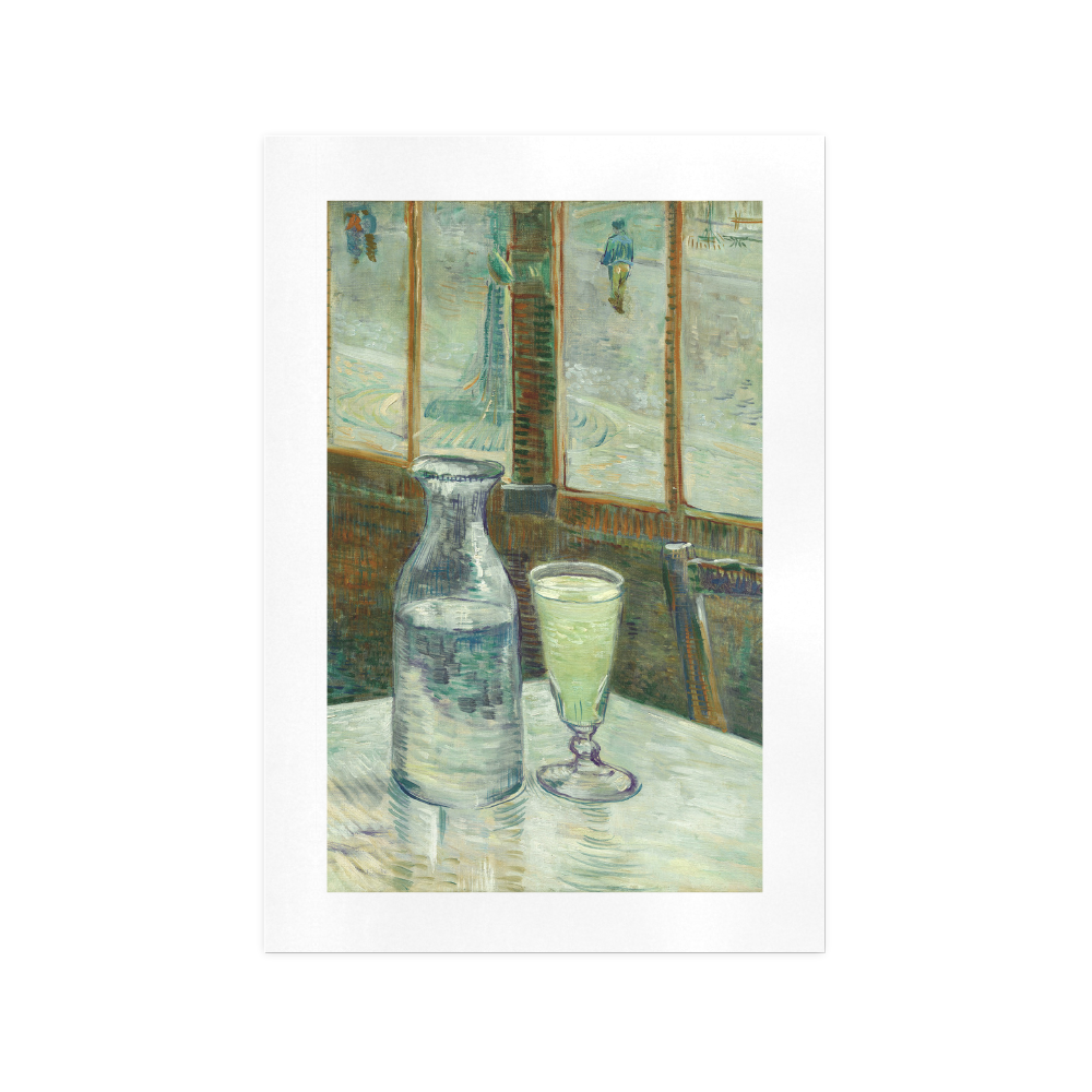 Van Gogh Cafe Table with Absinthe Art Print 13‘’x19‘’