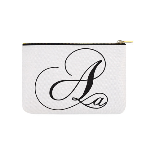 Alphabet A - Jera Nour Carry-All Pouch 9.5''x6''