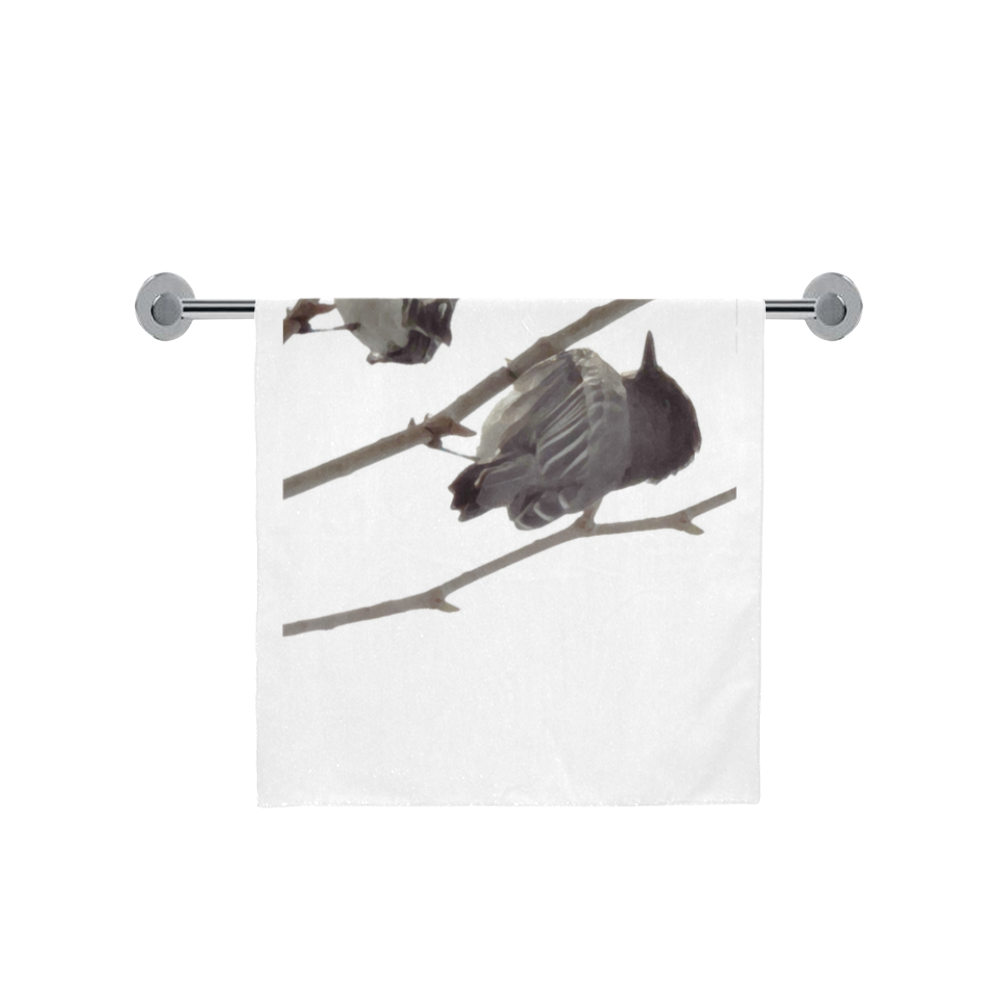 Winter Birds Bath Towel 30"x56"