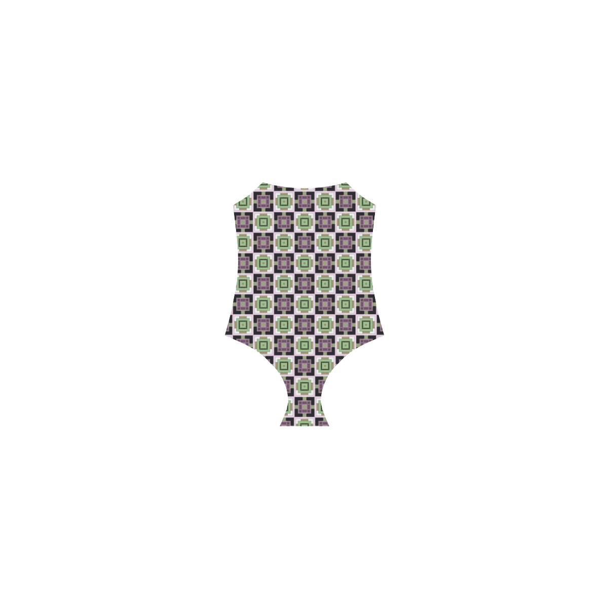 sweet little pattern D by FeelGood Strap Swimsuit ( Model S05)